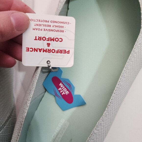 Skechers On-the-GO Flex Radiant Knit Skimmers in Mint Women's Size 10 Wide - Picture 15 of 15